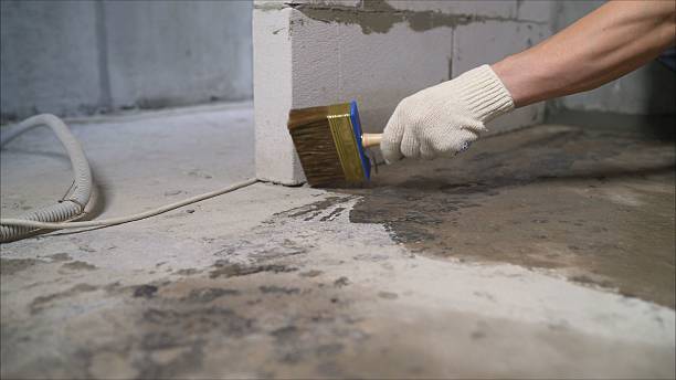 Crawl space vapor barrier installation in Milton, KY